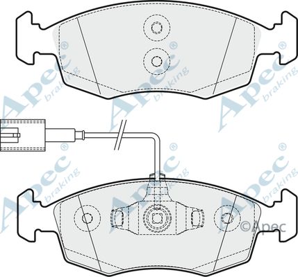 APEC BRAKING Jarrupala, levyjarru PAD1845